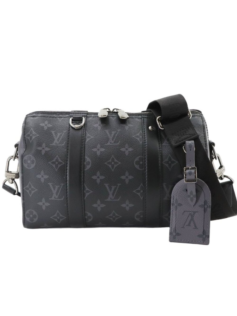 Louis Vuitton Monogram Eclipse Reverse City Keepall Shoulder Bag